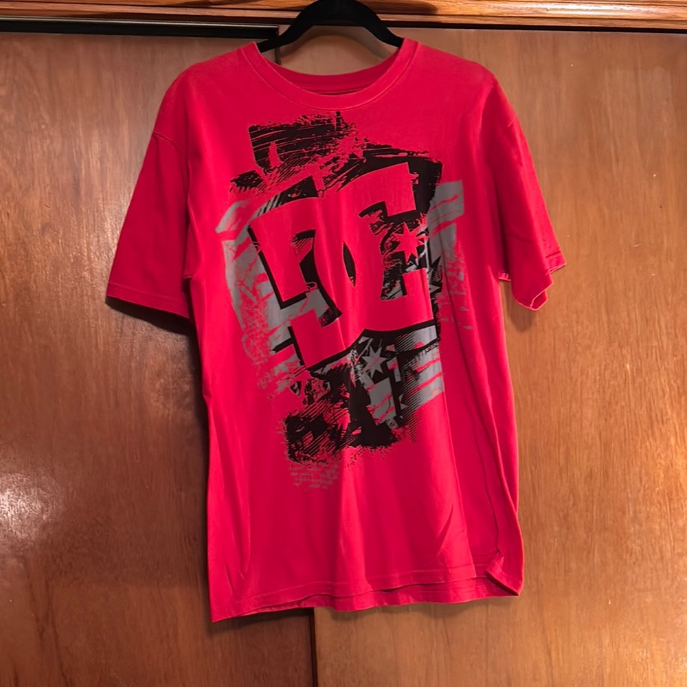 DC Red Short Sleeve Graphic Tee